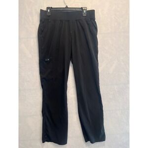 Koi Basics Black Scrub Pants Women's Medium Elastic Waistband Pockets